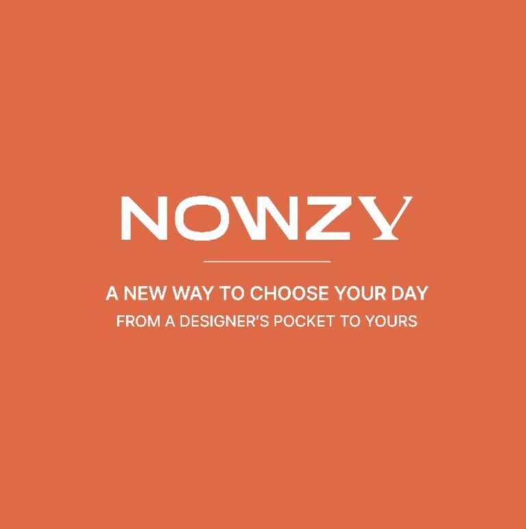 나우지 NOWZY 브랜드 슬로건 키비주얼 - 디자이너의 포켓에서 고객의 하루로